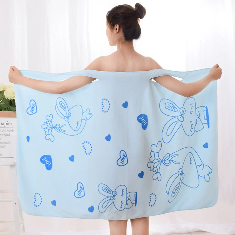 Wonderlife Women Quick Dry Magic Bathing Towel Spa Bathrobes Wash Clothing Sexy Wearable Microfiber Beach Towels Bathrooms Towel
